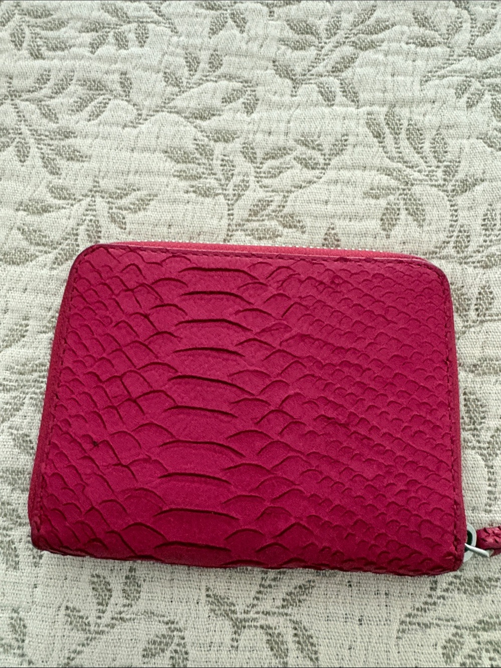 Liebeskind Raspberry Embossed Zip Wallet - Picture 3 of 4
